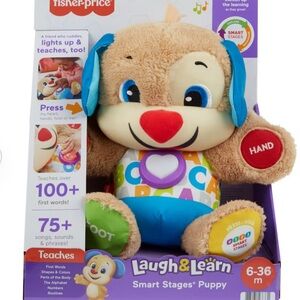 Fisher-Price Colorful Laugh & Learn Smart Stages Interactive Puppy